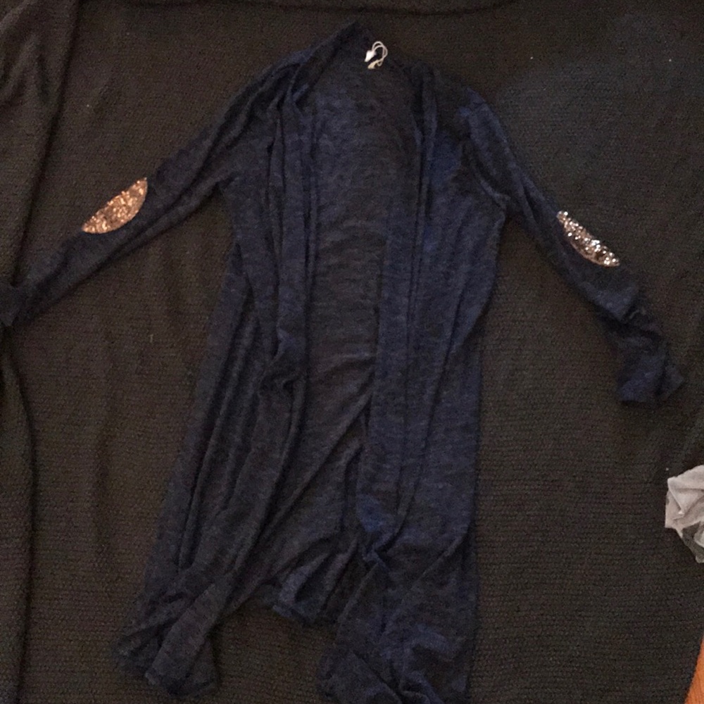 NWOT pink blush maternity long cardigan